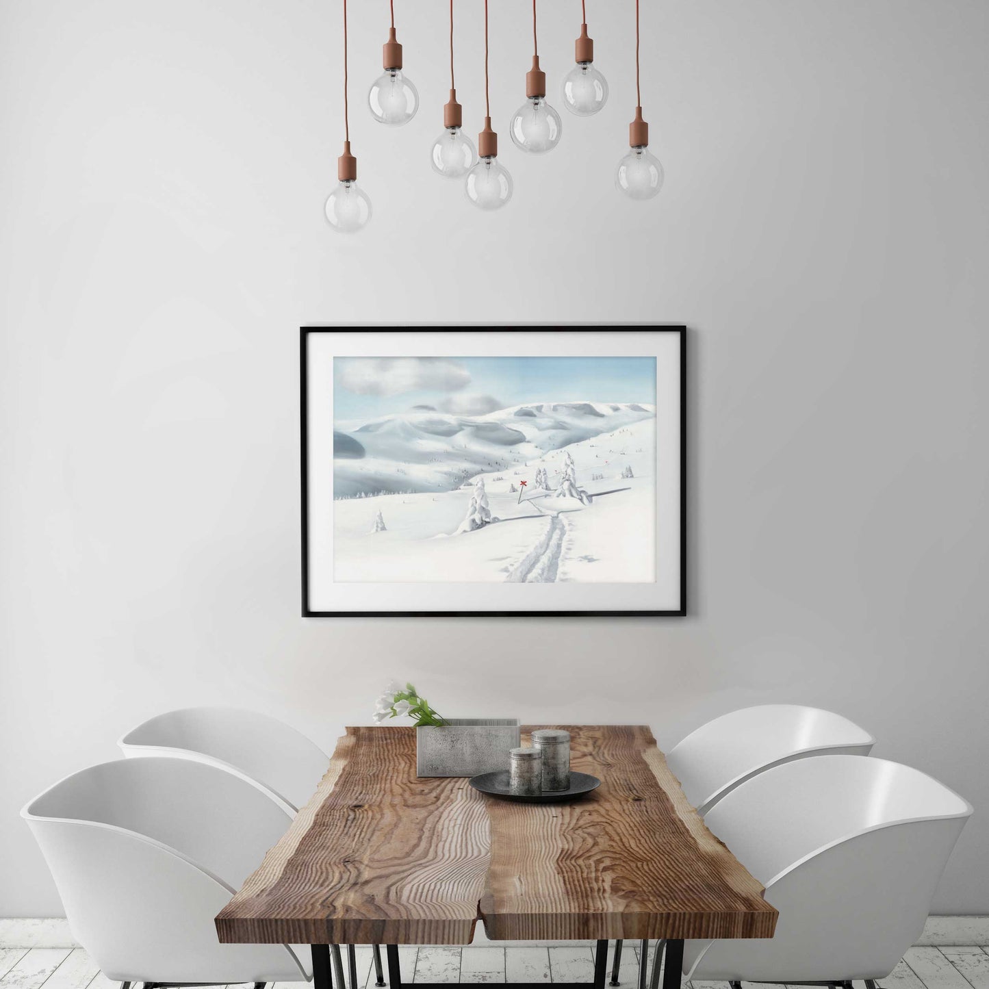 Vinterlandskap Led II 42x60