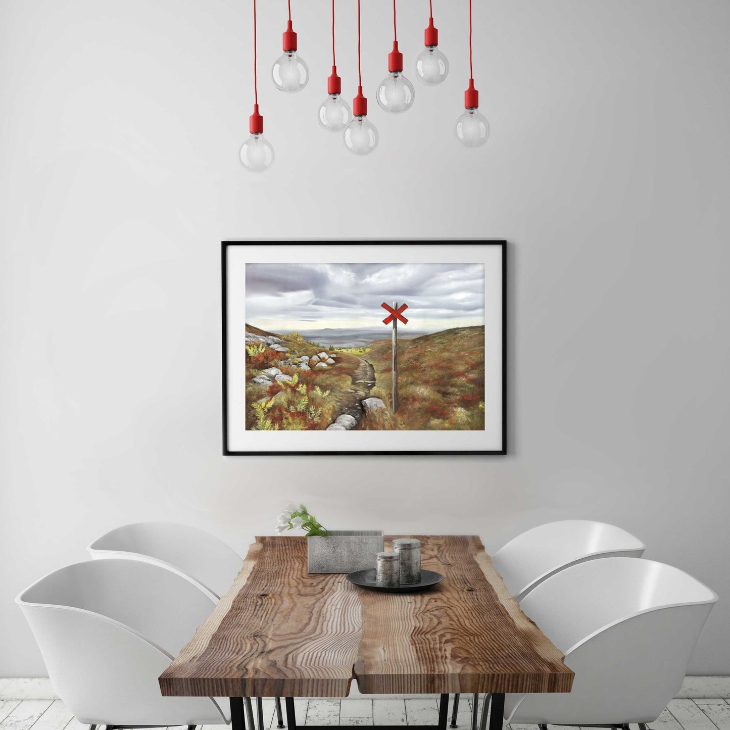 Höstlandskap Led I 42x60