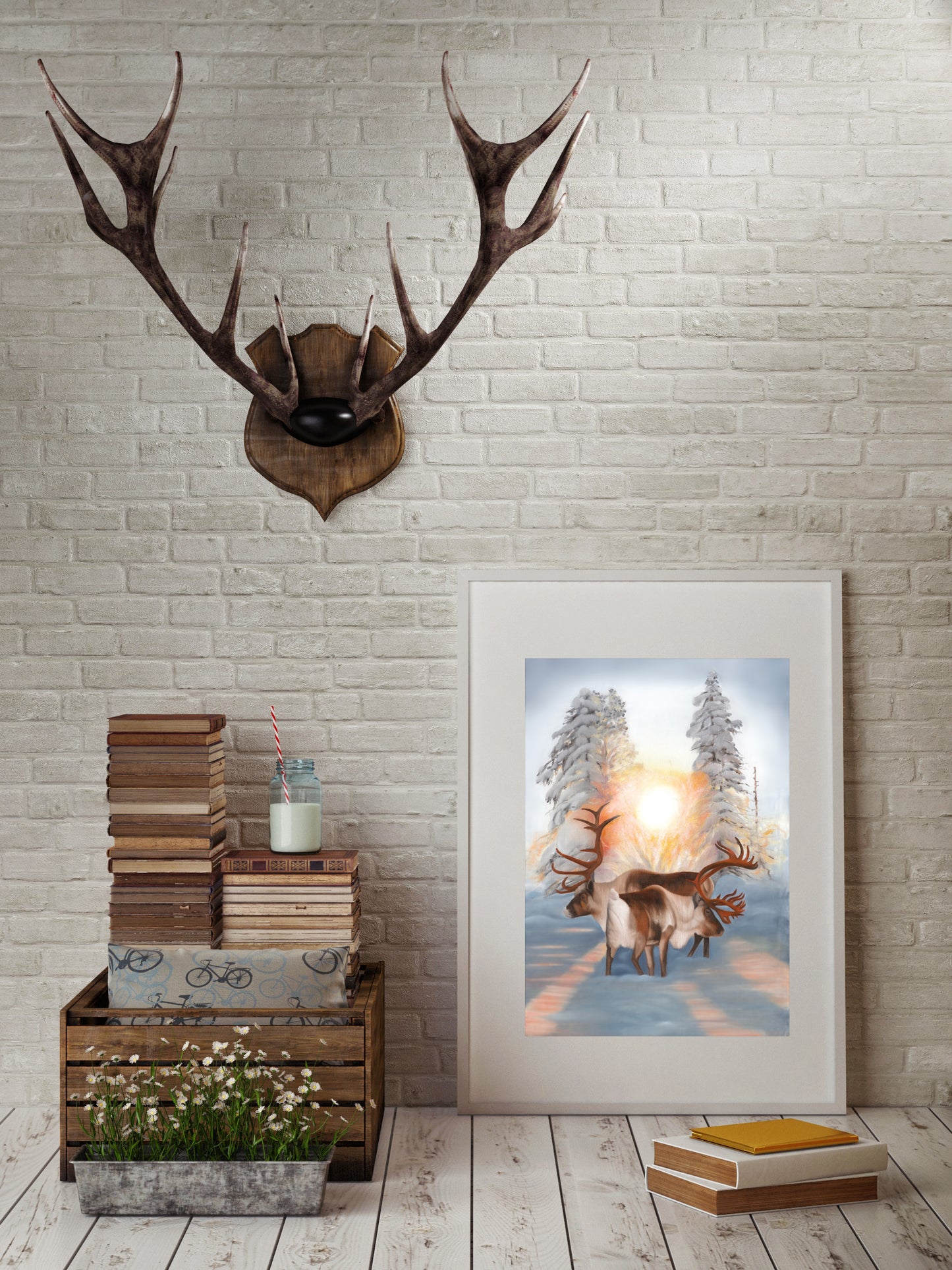Sweet Reindeer 02 42x60