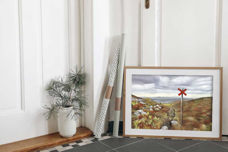 Höstlandskap Led I 42x60