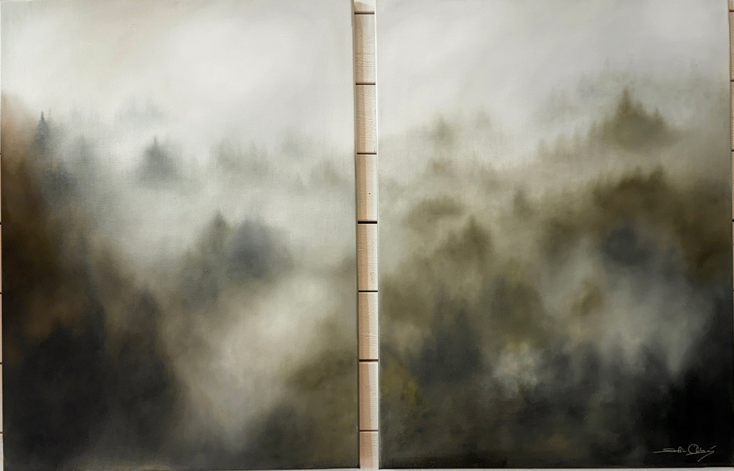 TvÄdelad olja no1 60x80/del
