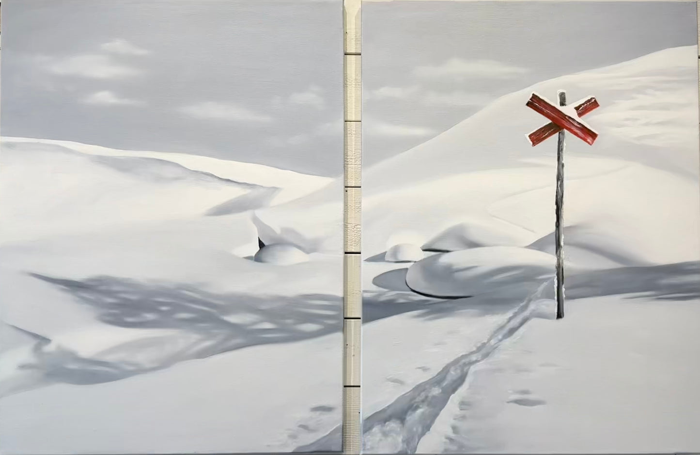 TvÄdelad olja no2 60x80/del