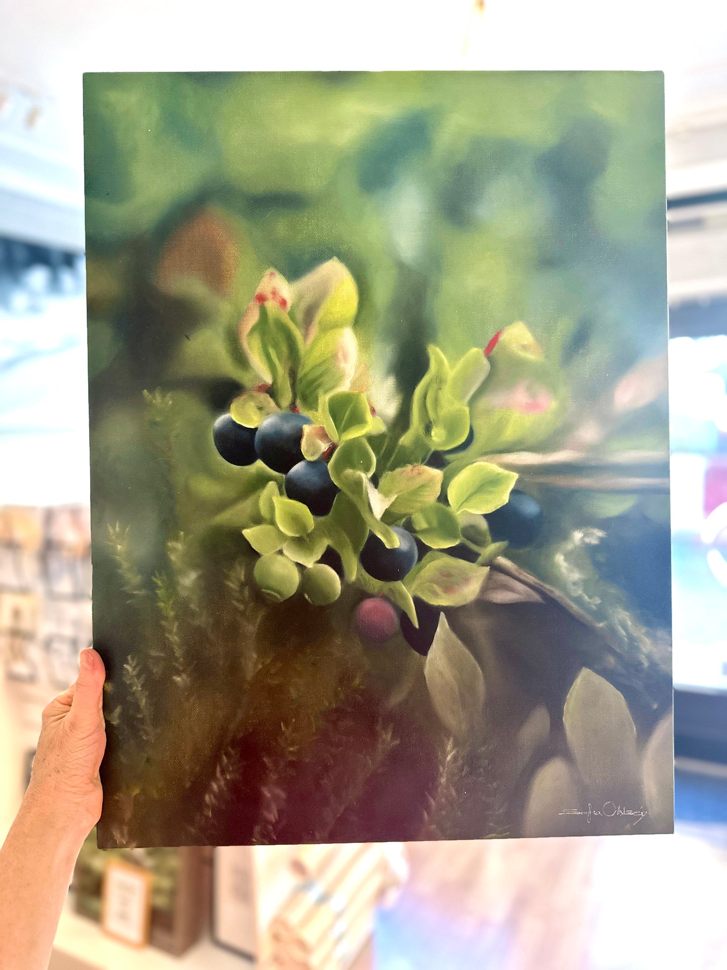 Blueberry 45x60
