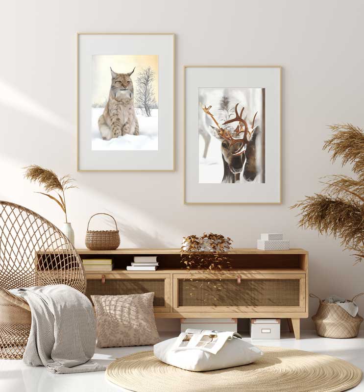Ren-kärlek/ Reindeer-love 42x60