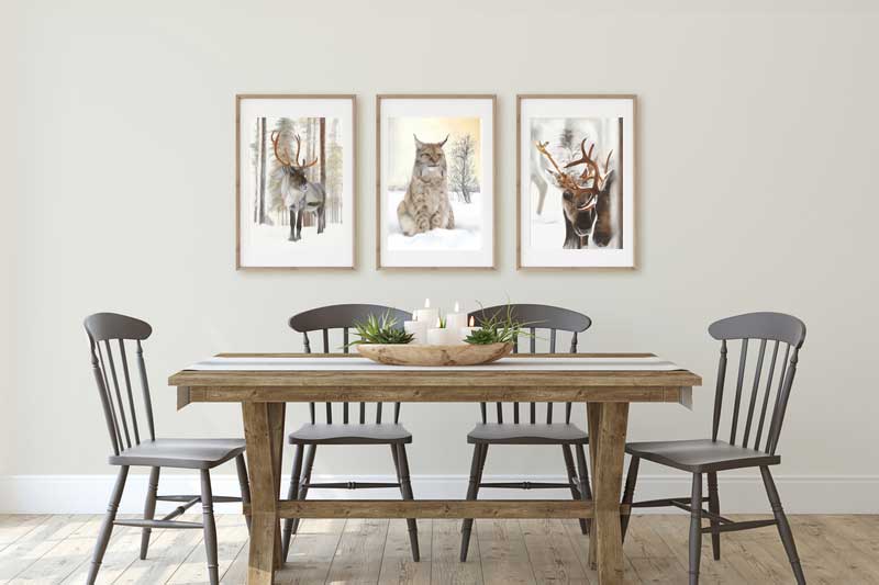 Ren-kärlek/ Reindeer-love 42x60