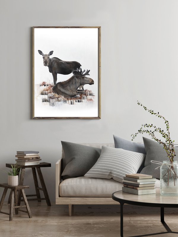 Älg / Moose 50x70