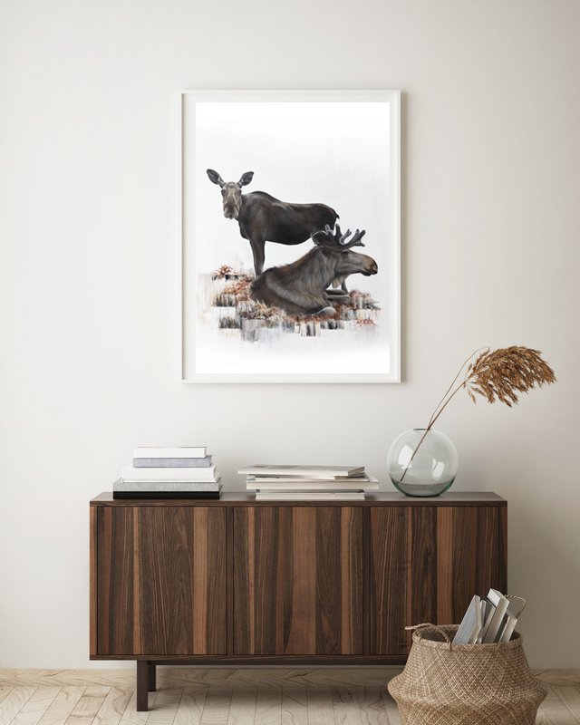 Älg / Moose 50x70