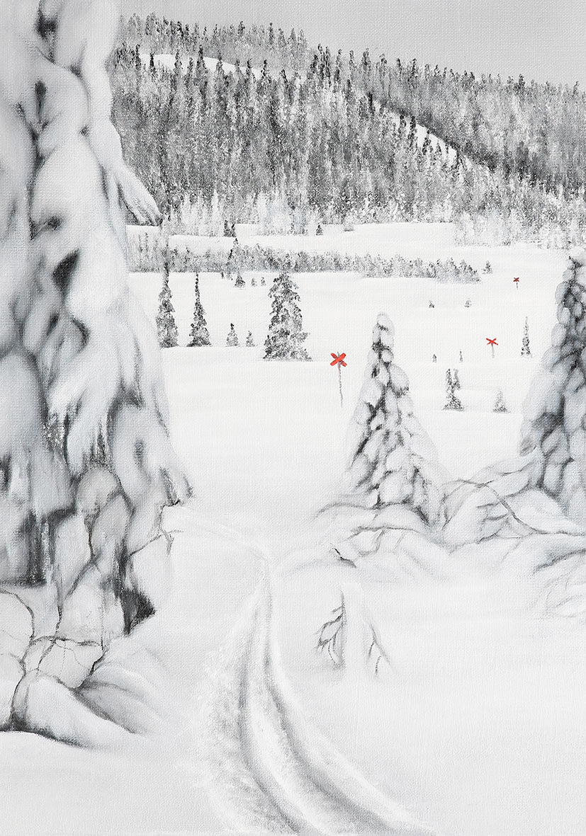 Ledkryss Vinterskog I
