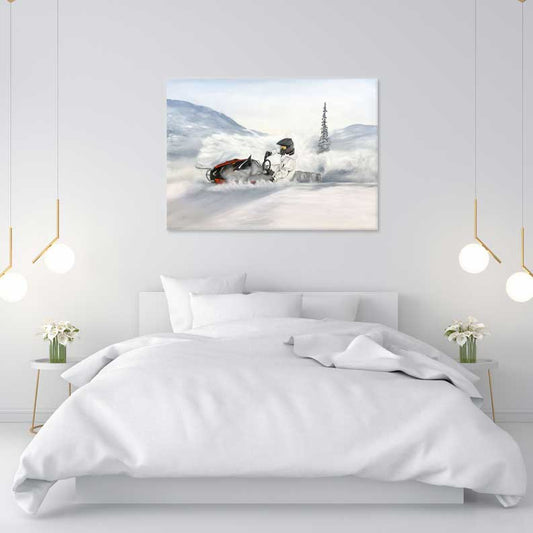 SNOWMOBILE POW 70x100