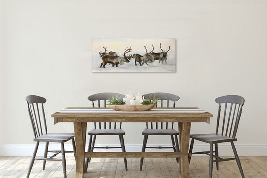 Reindeer fight 01 100x40