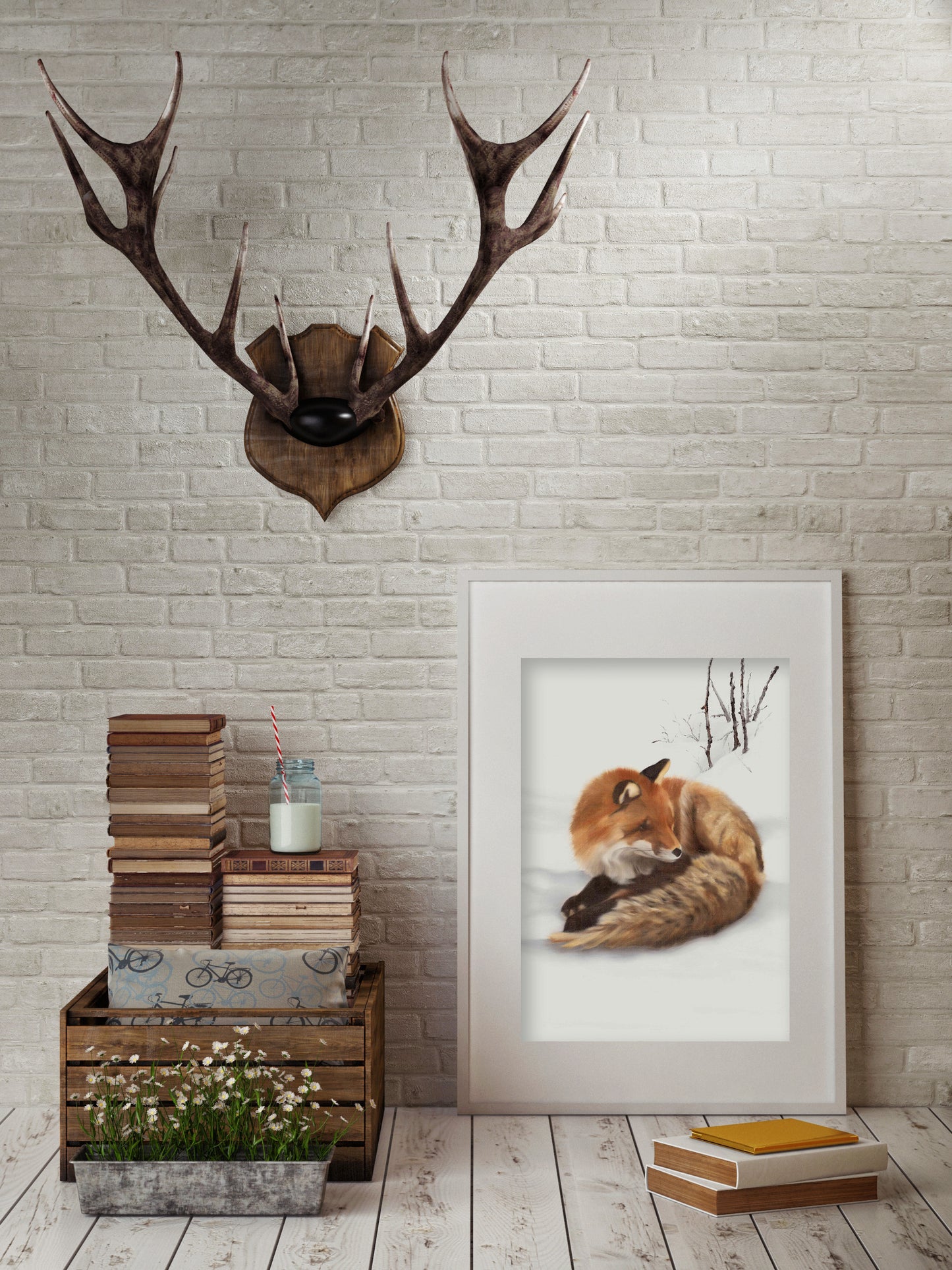 Rödräv Redfox 42x60