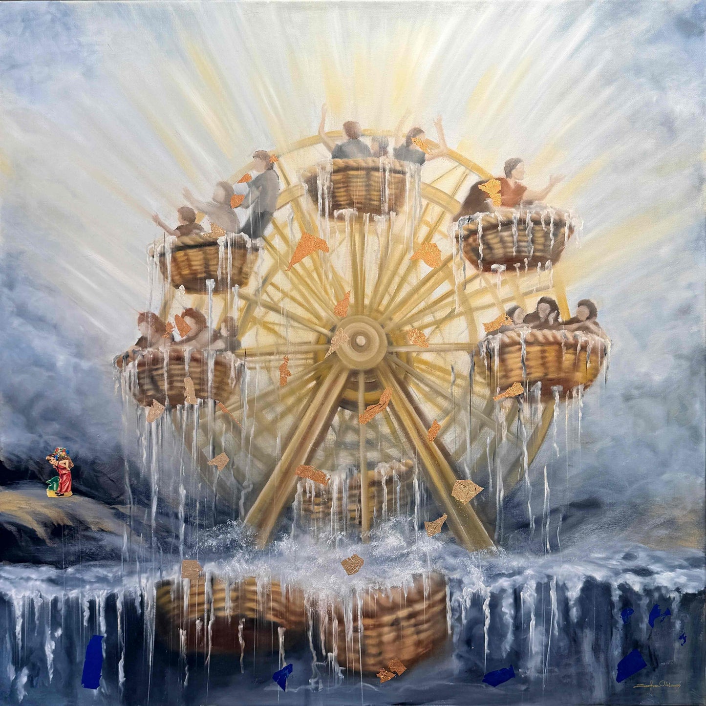 Konsttryck "Lyckohjulet"