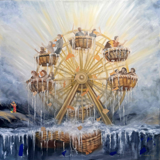 Konsttryck "Lyckohjulet"