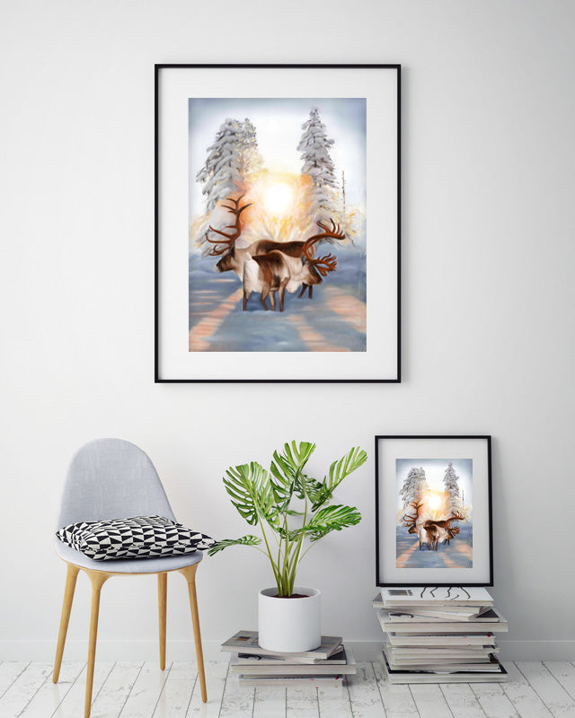 Sweet Reindeer 02 42x60