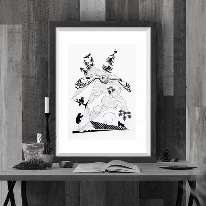 Acrylic/ Owl 4 500:-