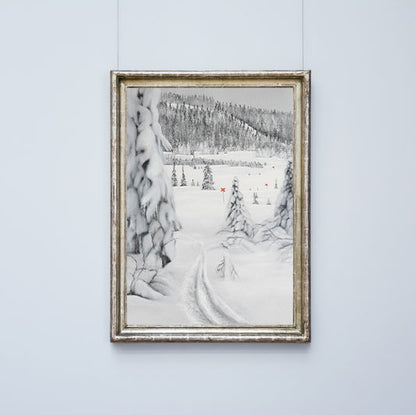 Trail junction Winter Forest I