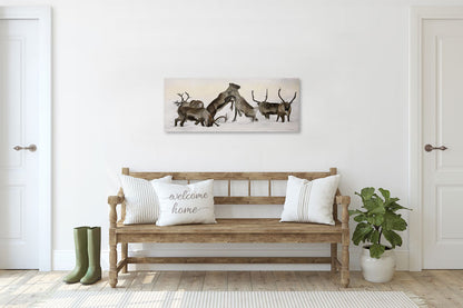 Reindeer fight 02 100x40