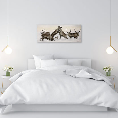Reindeer fight 02 100x40
