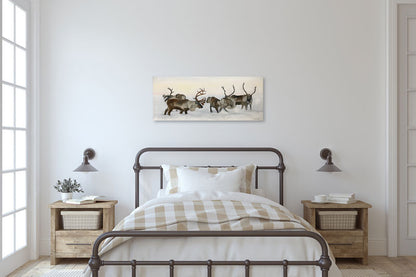 Reindeer fight 01 100x40