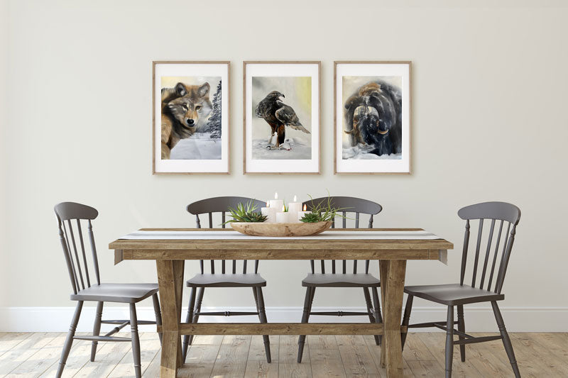 Varg / Wolf 42x60
