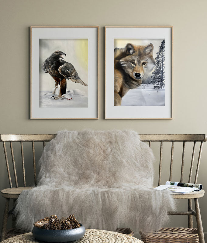 Varg / Wolf 42x60