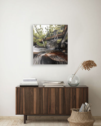 MOUNTAIN WATER 45x52