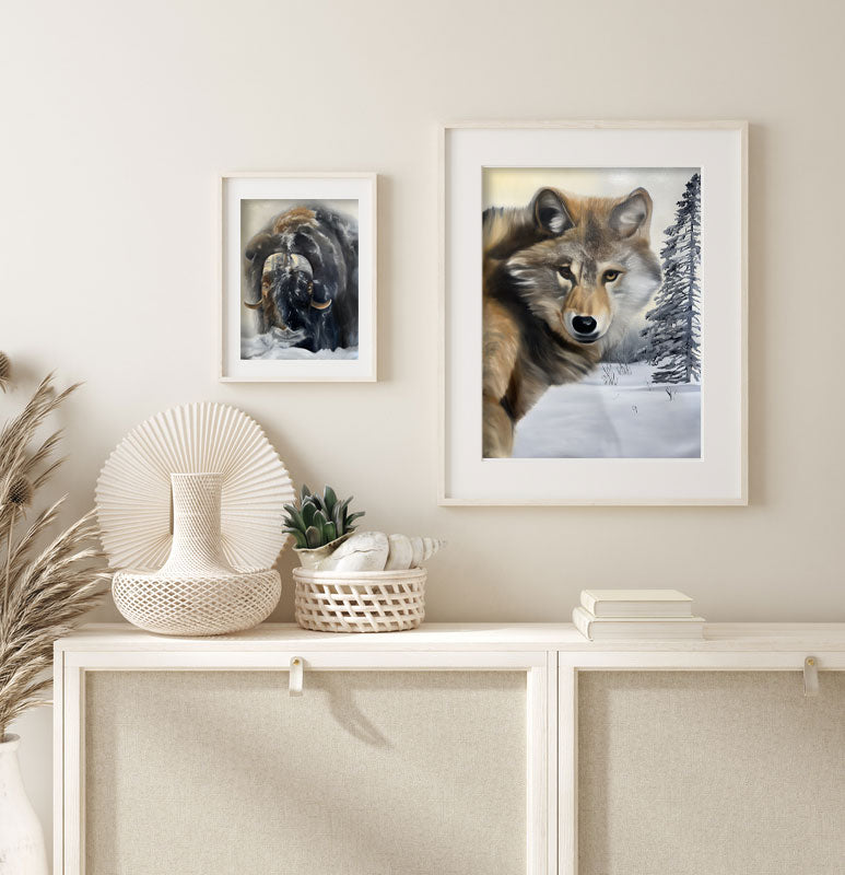Varg / Wolf 42x60