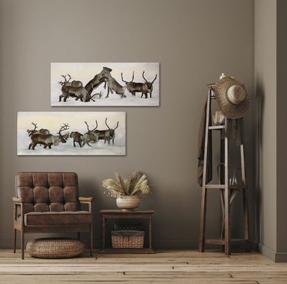 Reindeer fight 01 100x40