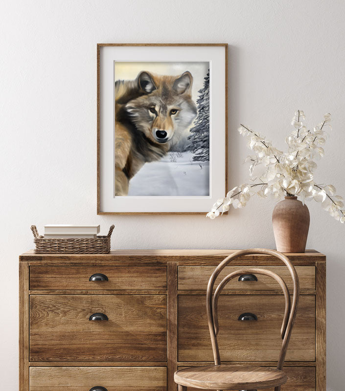 Varg / Wolf 42x60