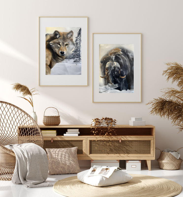Varg / Wolf 42x60