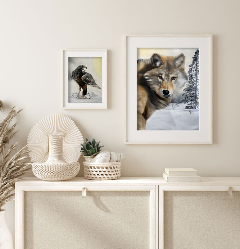 Varg / Wolf 42x60