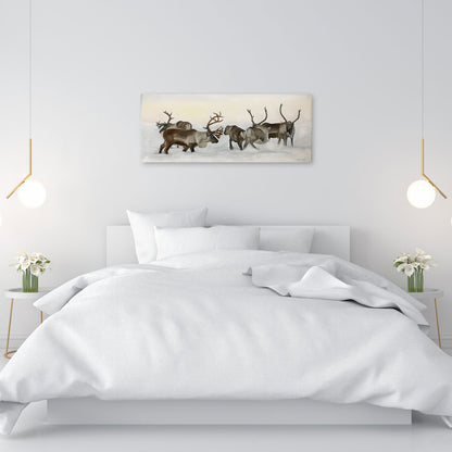 Reindeer fight 01 100x40