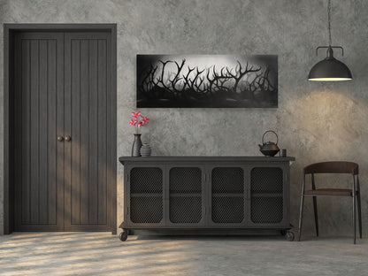 REINDEER FOREST SILVER 145x55