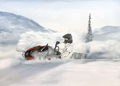 SNOWMOBILE POW 70x100