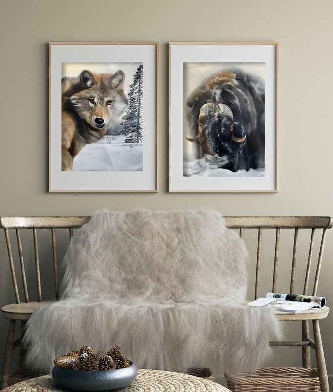 Varg / Wolf 42x60